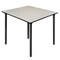 Regency Kee Folding Tables, 48 W, 48 L, 29 H, Wood, Metal Top, Maple TBF4848PLBK - alternate 1